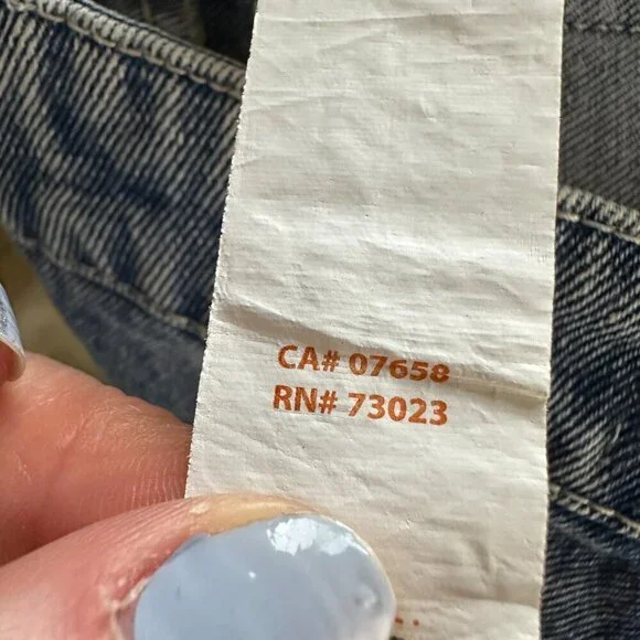 SWS High Rise Button Fly Cut-off Short Shorts Size 7 Distressed 100% Cotton - Picture 7 of 10